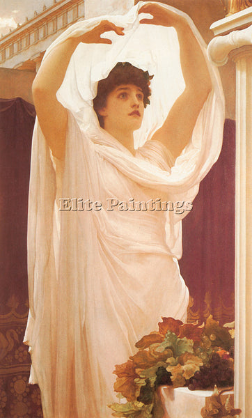 LORD FREDERICK LEIGHTON INVOCATION ARTIST PAINTING REPRODUCTION HANDMADE OIL ART