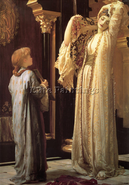 LORD FREDERICK LEIGHTON LIGHT OF THE HAREM ARTIST PAINTING REPRODUCTION HANDMADE