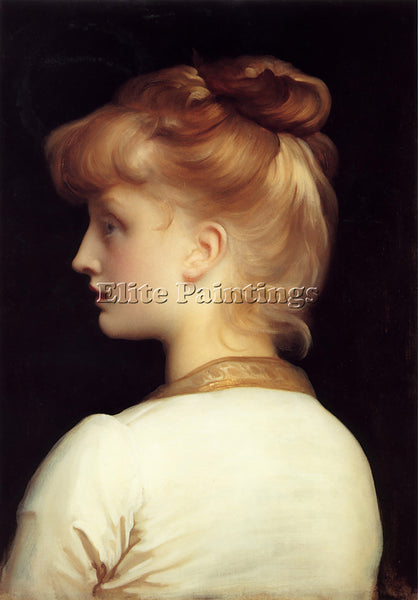 LORD FREDERICK LEIGHTON GIRL ARTIST PAINTING REPRODUCTION HANDMADE CANVAS REPRO