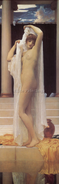 LORD FREDERICK LEIGHTON THE BATH OF PSYCHE 1 ARTIST PAINTING HANDMADE OIL CANVAS
