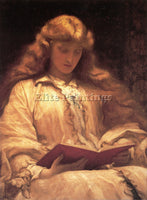 LORD FREDERICK LEIGHTON THE MAID WITH THE YELLOW HAIR ARTIST PAINTING HANDMADE