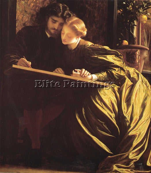 LORD FREDERICK LEIGHTON THE PAINTER S HONEYMOON ARTIST PAINTING REPRODUCTION OIL
