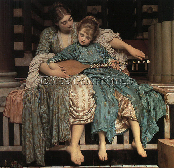 LORD FREDERICK LEIGHTON LEIG7 ARTIST PAINTING REPRODUCTION HANDMADE CANVAS REPRO
