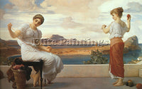 LORD FREDERICK LEIGHTON LEIG8 ARTIST PAINTING REPRODUCTION HANDMADE CANVAS REPRO