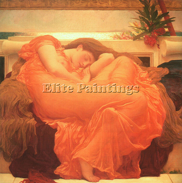 LORD FREDERICK LEIGHTON LEIG13 ARTIST PAINTING REPRODUCTION HANDMADE OIL CANVAS