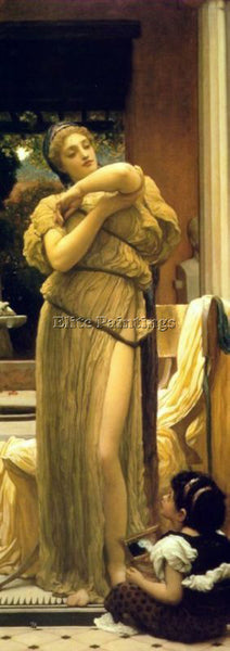 LORD FREDERICK LEIGHTON LEIG30 ARTIST PAINTING REPRODUCTION HANDMADE OIL CANVAS