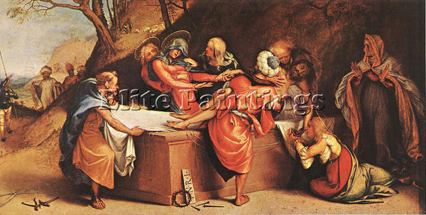 LORENZO LOTTO DEPOSITION 1516 ARTIST PAINTING REPRODUCTION HANDMADE CANVAS REPRO