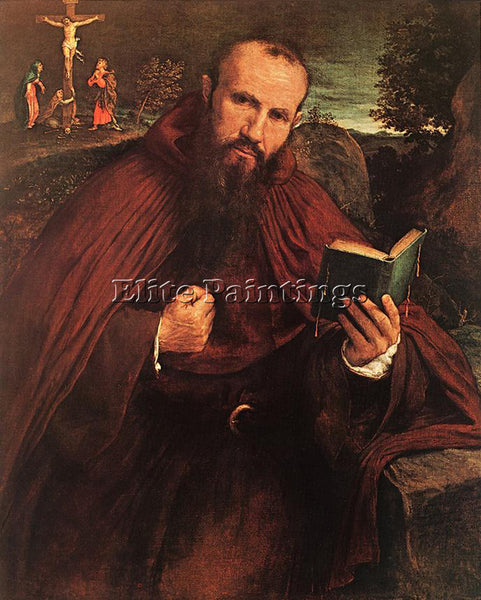 LORENZO LOTTO FRA GREGORIO BELO DI VICENZA 1548 ARTIST PAINTING REPRODUCTION OIL