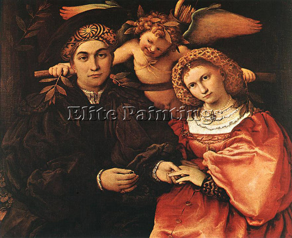 LORENZO LOTTO MESSER MARSILIO AND HIS WIFE 1523 ARTIST PAINTING REPRODUCTION OIL