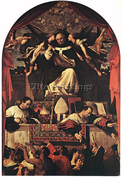 LORENZO LOTTO THE ALMS OF ST ANTHONY 1542 ARTIST PAINTING REPRODUCTION HANDMADE