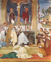 LORENZO LOTTO VESTITURE OF ST BRIDGET 1524 ARTIST PAINTING REPRODUCTION HANDMADE