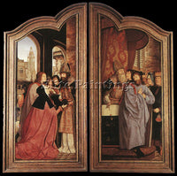 QUENTIN MASSYS ST ANNE ALTARPIECE CLOSED ARTIST PAINTING REPRODUCTION HANDMADE