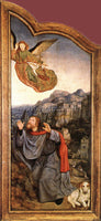 QUENTIN MASSYS ST ANNE ALTARPIECE LEFT WING ARTIST PAINTING HANDMADE OIL CANVAS