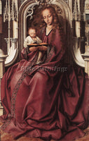 QUENTIN MASSYS VIRGIN AND CHILD 2 ARTIST PAINTING REPRODUCTION HANDMADE OIL DECO