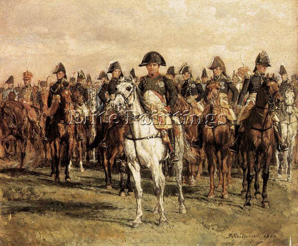 JEAN-LOUIS ERNEST MEISSONIER NAPOLEON AND HIS STAFF ARTIST PAINTING REPRODUCTION