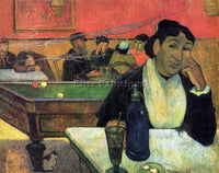 GAUGUIN MADAME GINOUX IN CAFE ARTIST PAINTING REPRODUCTION HANDMADE CANVAS REPRO