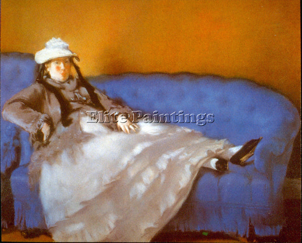 MANET MADAME MANET ARTIST PAINTING REPRODUCTION HANDMADE CANVAS REPRO WALL DECO
