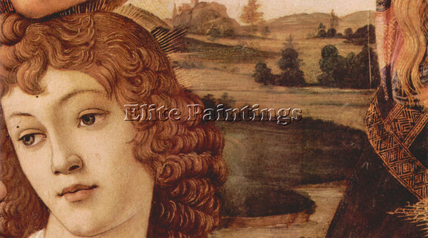 BOTTICELLI MADONNA THE MAGNIFICENT DETAIL 3 ARTIST PAINTING HANDMADE OIL CANVAS