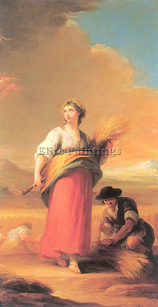 SPANISH MAELLA MARIANO SALVADOR SPANISH 1739 1819 ARTIST PAINTING REPRODUCTION