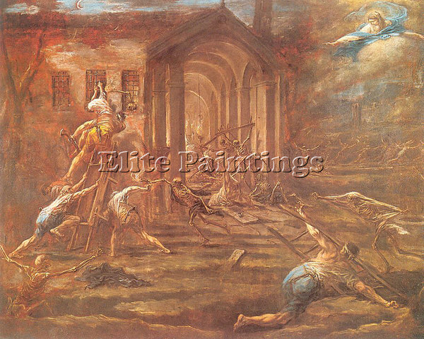 ITALIAN MAGNASCO ALESSANDRO ITALIAN 1667 1749 1 ARTIST PAINTING REPRODUCTION OIL