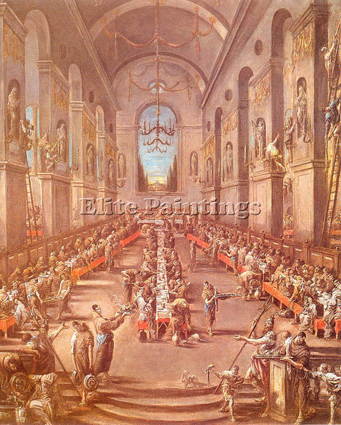 ITALIAN MAGNASCO ALESSANDRO ITALIAN 1667 1749 2 ARTIST PAINTING REPRODUCTION OIL