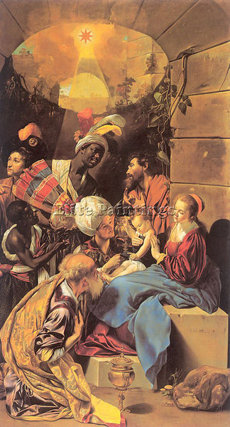 SPANISH MAINO JUAN BAUTISTA DEL SPANISH APPROX 1569 1649 ARTIST PAINTING CANVAS