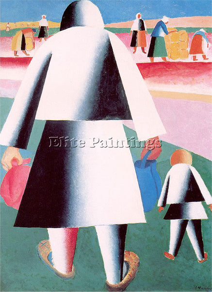 RUSSIAN MALEVICH KASIMIR UKRANIAN 1878 1935 1 ARTIST PAINTING REPRODUCTION OIL