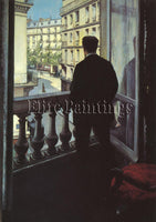 FAMOUS PAINTINGS MAN AT THE WINDOW CAILLEBOTTE 116X81 ARTIST PAINTING HANDMADE