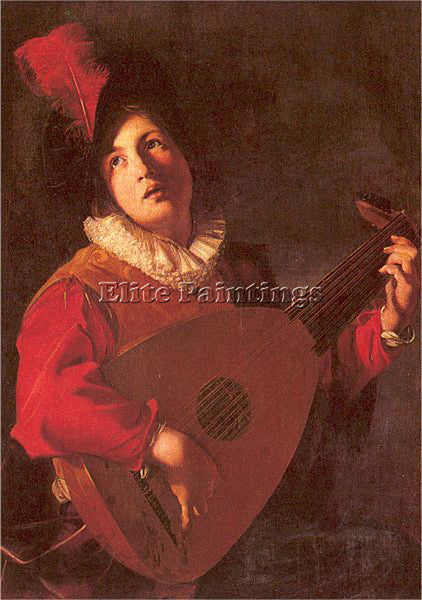 ITALIAN MANFREDI BARTOLOMEO ITALIAN APPROX 1580 1621 3 ARTIST PAINTING HANDMADE