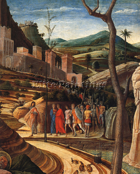 ANDREA MANTEGNA THE AGONY IN THE GARDEN DT1 ARTIST PAINTING HANDMADE OIL CANVAS