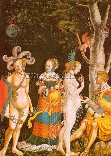 ITALIAN MANUEL NIKLAUS SWISS 1484 1530 ARTIST PAINTING REPRODUCTION HANDMADE OIL