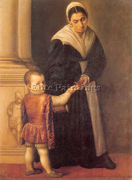 ITALIAN MARESCALCA PIETRO ITALIAN 1503 1584 ARTIST PAINTING HANDMADE OIL CANVAS