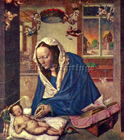 DURER MARIE ALTAR MIDDLE PICTURE SCENE MARY WITH CHILD ARTIST PAINTING HANDMADE