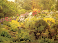 GEORGE MARKS MARKS GEORGE A WATERGARDEN ARTIST PAINTING REPRODUCTION HANDMADE
