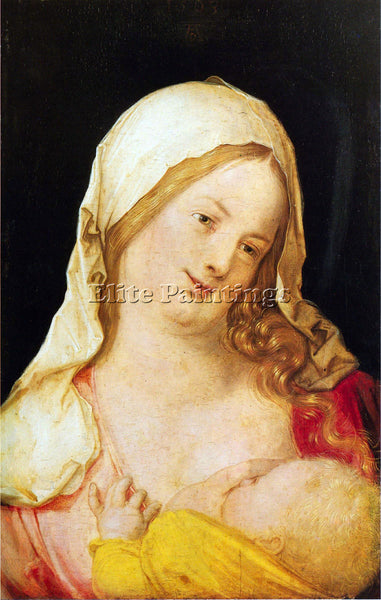 DURER MARY WITH THE CHILD ARTIST PAINTING REPRODUCTION HANDMADE OIL CANVAS REPRO