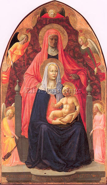 ITALIAN MASOLINO ITALIAN 1383 1447 3 ARTIST PAINTING REPRODUCTION HANDMADE OIL