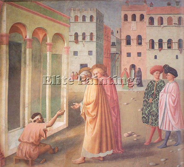 ITALIAN MASOLINO ITALIAN 1383 1447 4 ARTIST PAINTING REPRODUCTION HANDMADE OIL