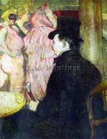 TOULOUSE-LAUTREC MAXIM DETHOMAS ARTIST PAINTING REPRODUCTION HANDMADE OIL CANVAS