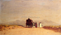 JERVIS MCENTEE A JOURNEY S PAUSE IN THE ROMAN CAMPAGNA ARTIST PAINTING HANDMADE