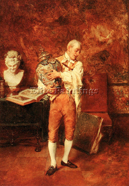FRENCH MEISSONIER JEAN CHARLES LE VALET DE CHAMBRE ARTIST PAINTING REPRODUCTION