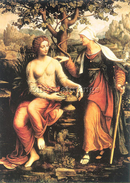 ITALIAN MELZI FRANCESCO ITALIAN 1493 1570 ARTIST PAINTING REPRODUCTION HANDMADE
