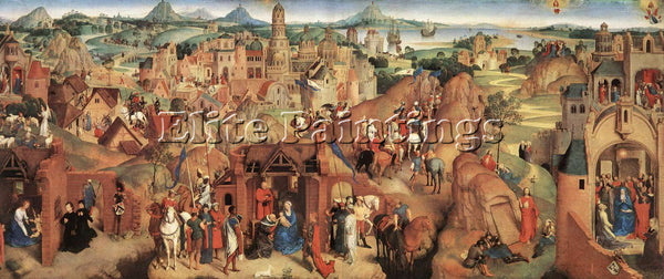 HANS MEMLING ADVENT AND TRIUMPH OF CHRIST 1480 ARTIST PAINTING REPRODUCTION OIL