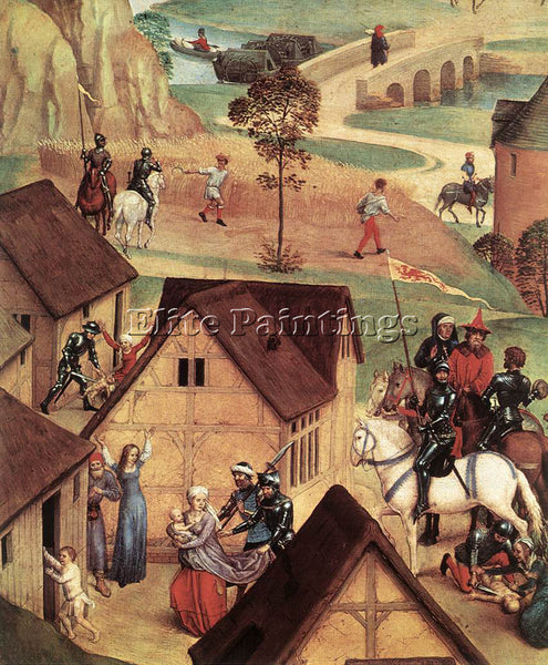 HANS MEMLING ADVENT AND TRIUMPH OF CHRIST 1480 DETAIL1 ARTIST PAINTING HANDMADE
