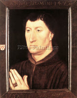 HANS MEMLING PORTRAIT OF GILLES JOYE 1472 ARTIST PAINTING REPRODUCTION HANDMADE