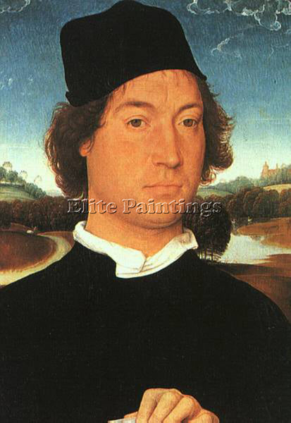 HANS MEMLING PORTRAIT OF A YOUNG MAN 1480S ARTIST PAINTING REPRODUCTION HANDMADE