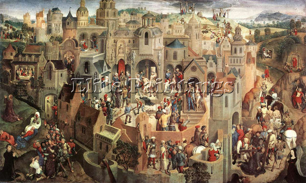 HANS MEMLING SCENES FROM THE PASSION OF CHRIST 1470 1 ARTIST PAINTING HANDMADE