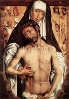 HANS MEMLING THE VIRGIN SHOWING THE MAN OF SORROWS C1480 ARTIST PAINTING CANVAS