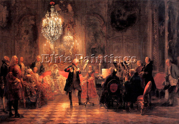 ADOLPH VON MENZEL MENZ4 ARTIST PAINTING REPRODUCTION HANDMADE CANVAS REPRO WALL
