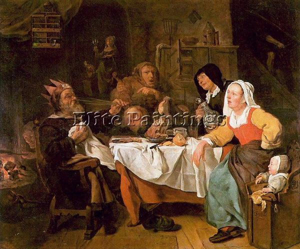 GABRIEL METSU 50LORD ARTIST PAINTING REPRODUCTION HANDMADE OIL CANVAS REPRO WALL
