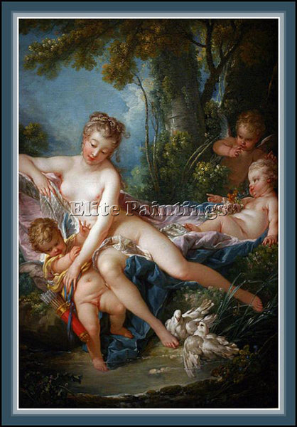 MICHAEL WEINBERG CUPID ARTIST PAINTING REPRODUCTION HANDMADE CANVAS REPRO WALL